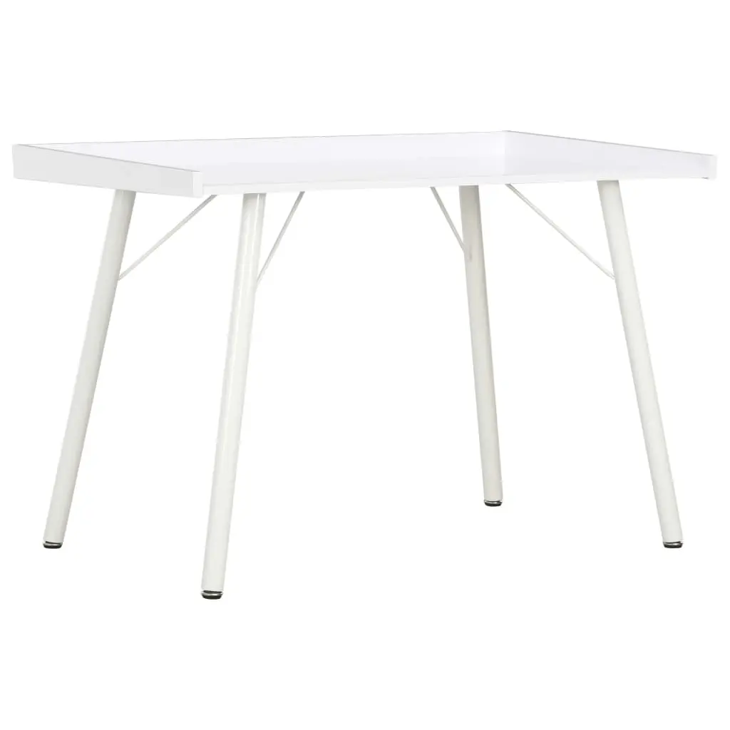 Desk White 90x50x79 cm 20269 - Furniture