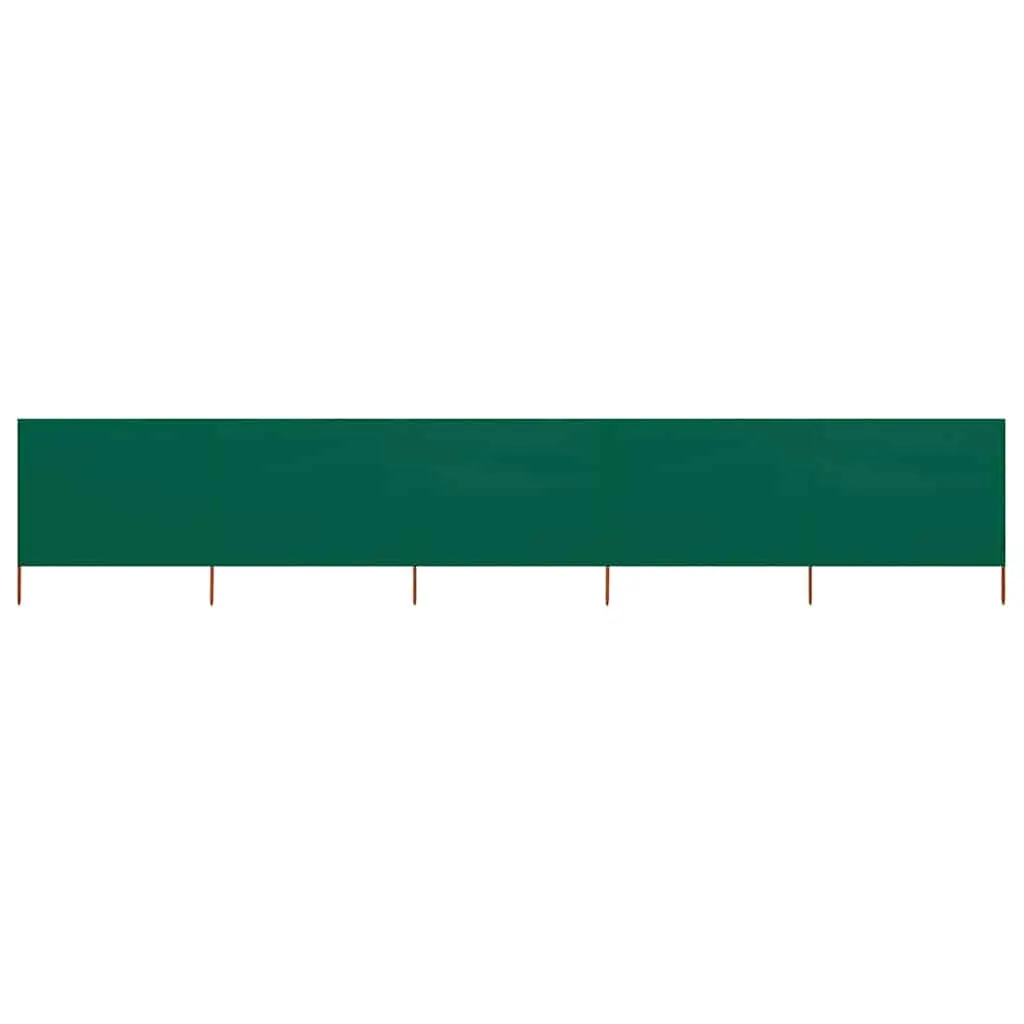 5-panel Wind Screen Fabric 600x120 cm Green 47161