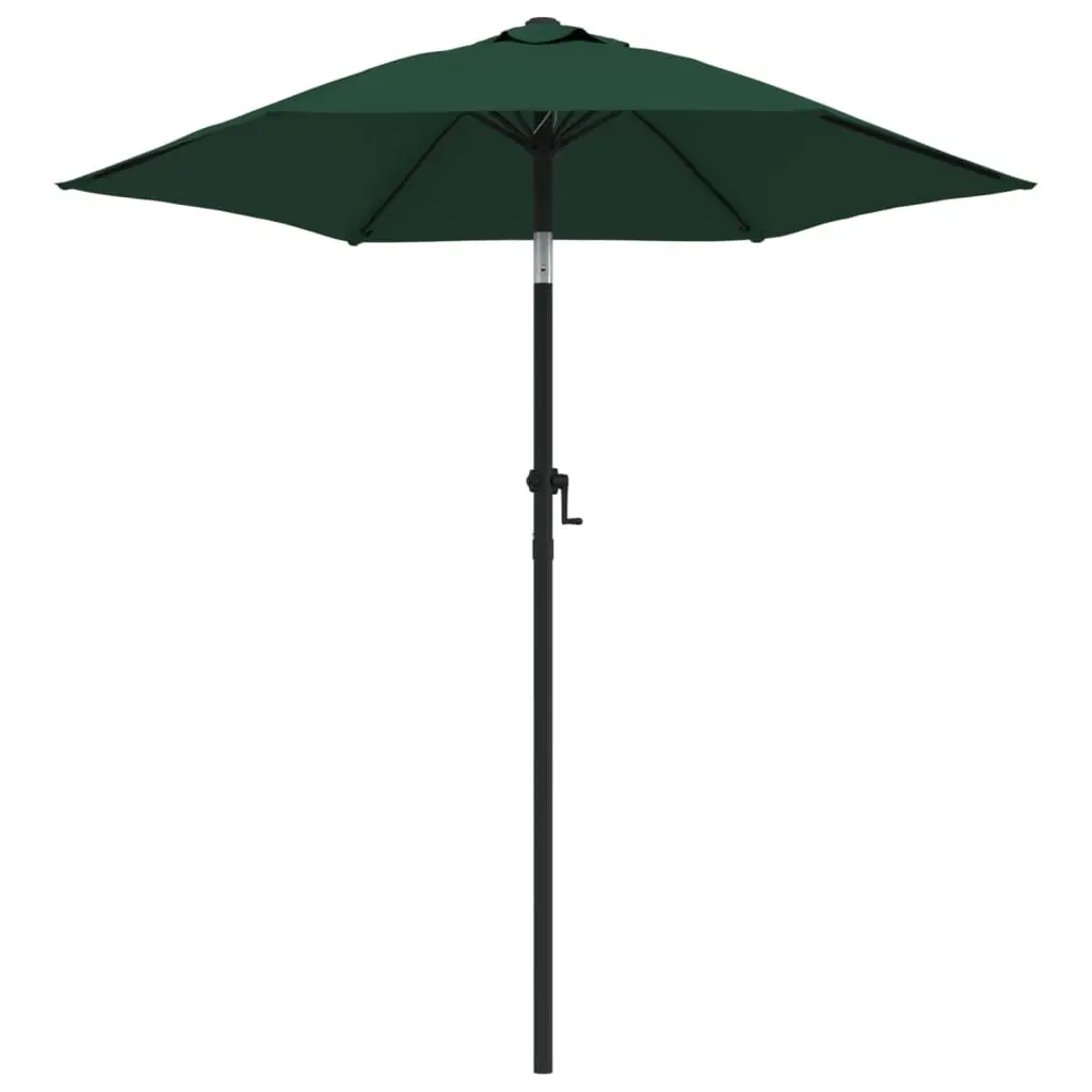 Garden Parasol Green 200x224 cm Aluminium 47205 - Home & Garden