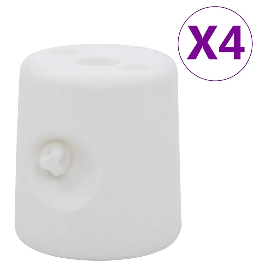 Gazebo Weights 4 pcs PE White 47688 - Home & Garden