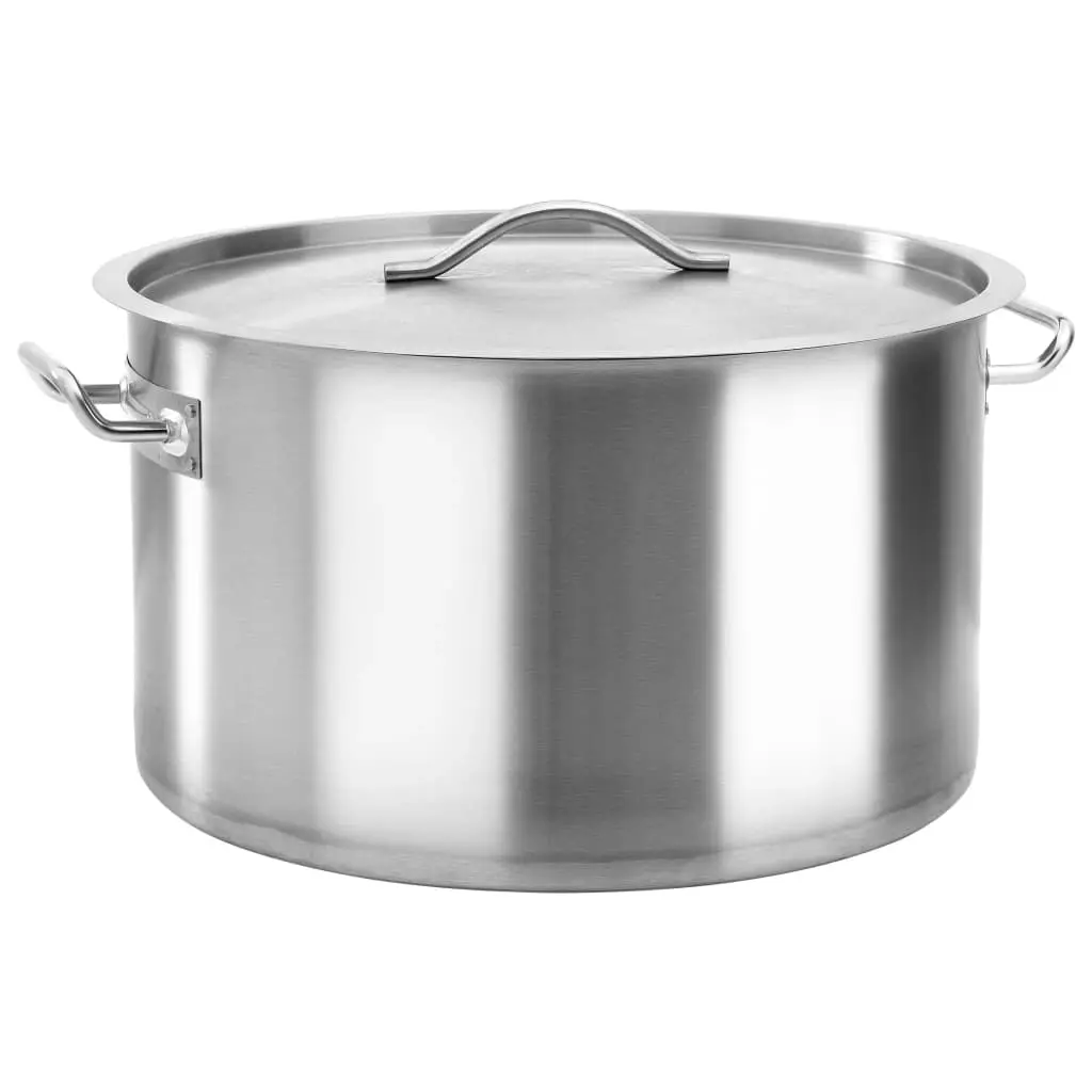 Stock Pot 44 L 45x28 cm Stainless Steel 51140 - Home & Garden