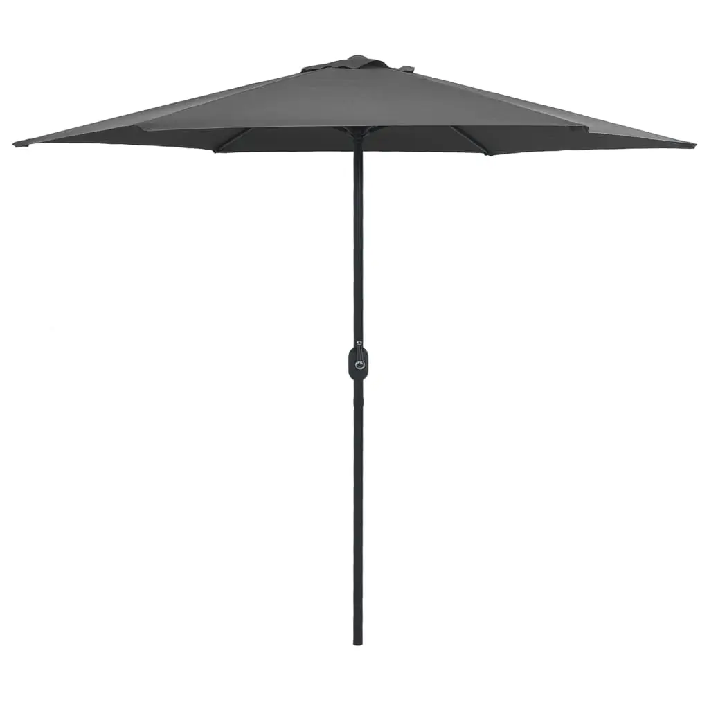 Garden Parasol with Aluminium Pole 270x246 cm Anthracite 47346 - Home & Garden