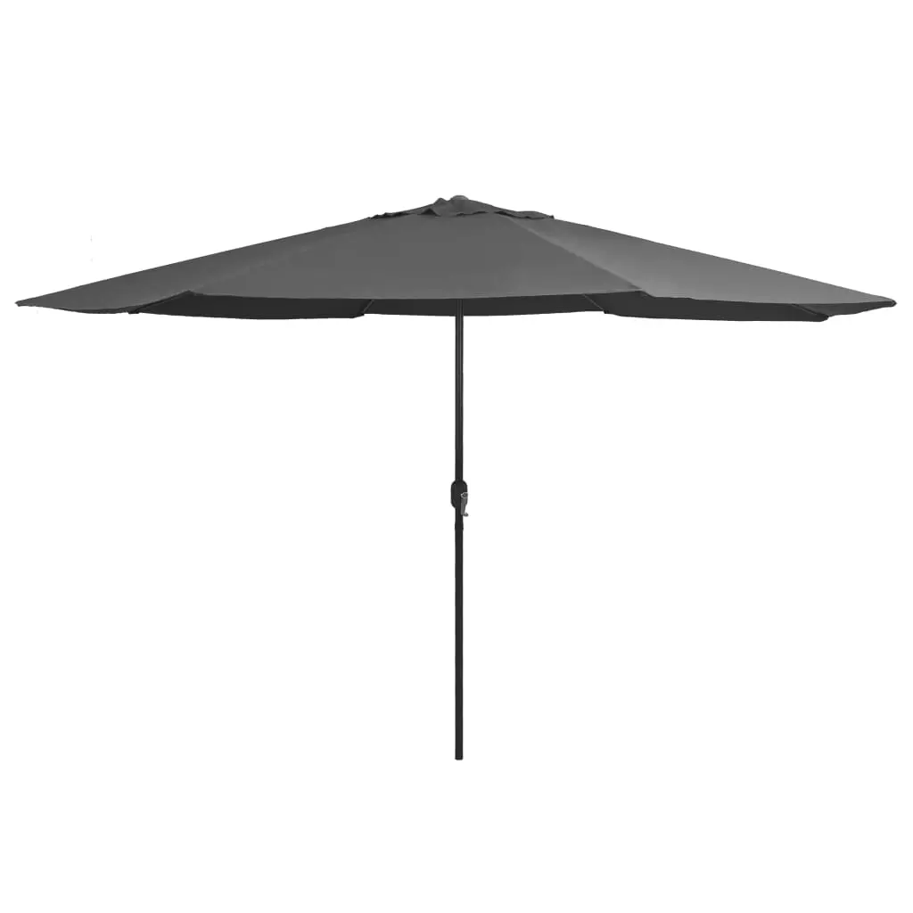 Garden Parasol with Metal Pole 390 cm Anthracite 47380 - Home & Garden