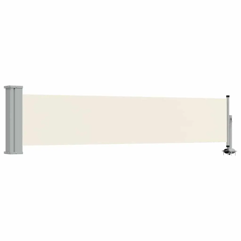 Patio Retractable Side Awning 60x300 cm Cream 48353 - Home & Garden