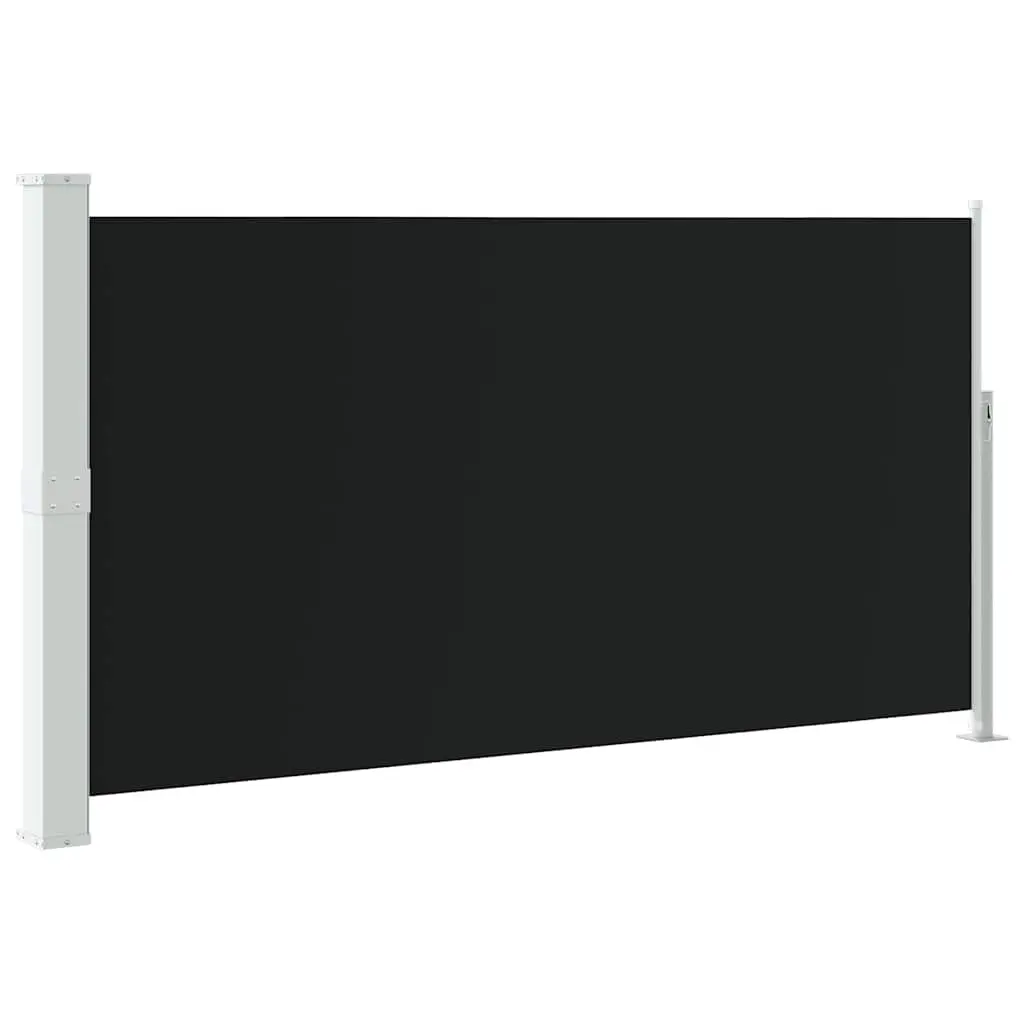 Patio Retractable Side Awning 170x300 cm Black 48364 - Home & Garden