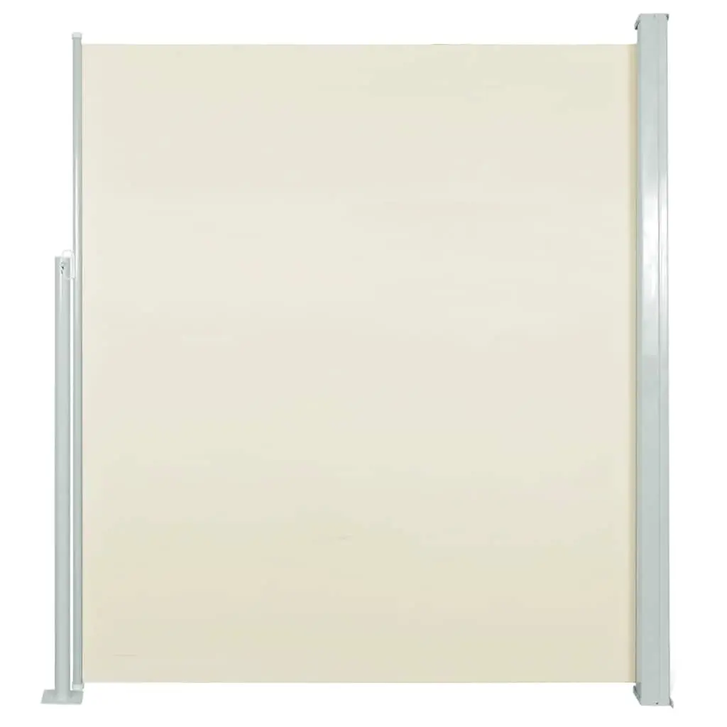 Patio Retractable Side Awning 140x500 cm Cream 48395 - Home & Garden