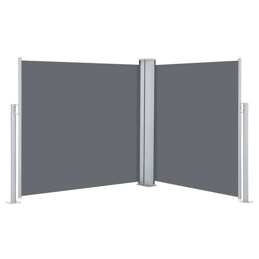 Retractable Side Awning Anthracite 100x600 cm 48444 - Home & Garden
