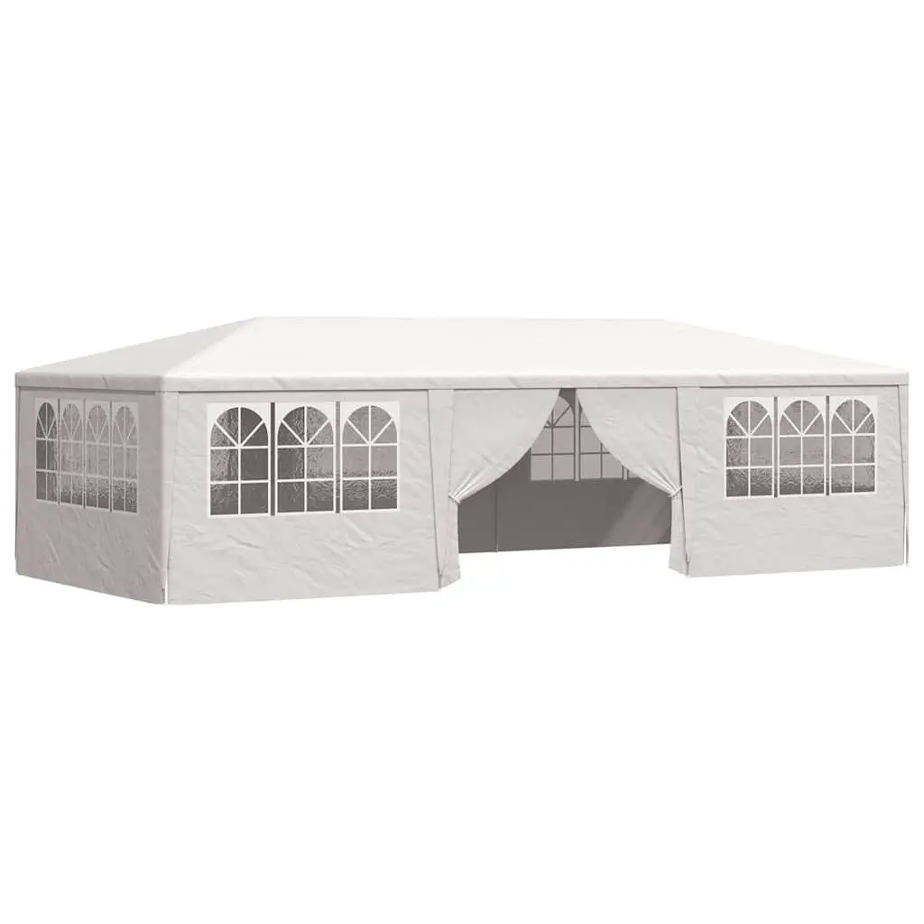 Professional Party Tent with Side Walls 4x9 m White 90 g/m² 48529 - Home & Garden