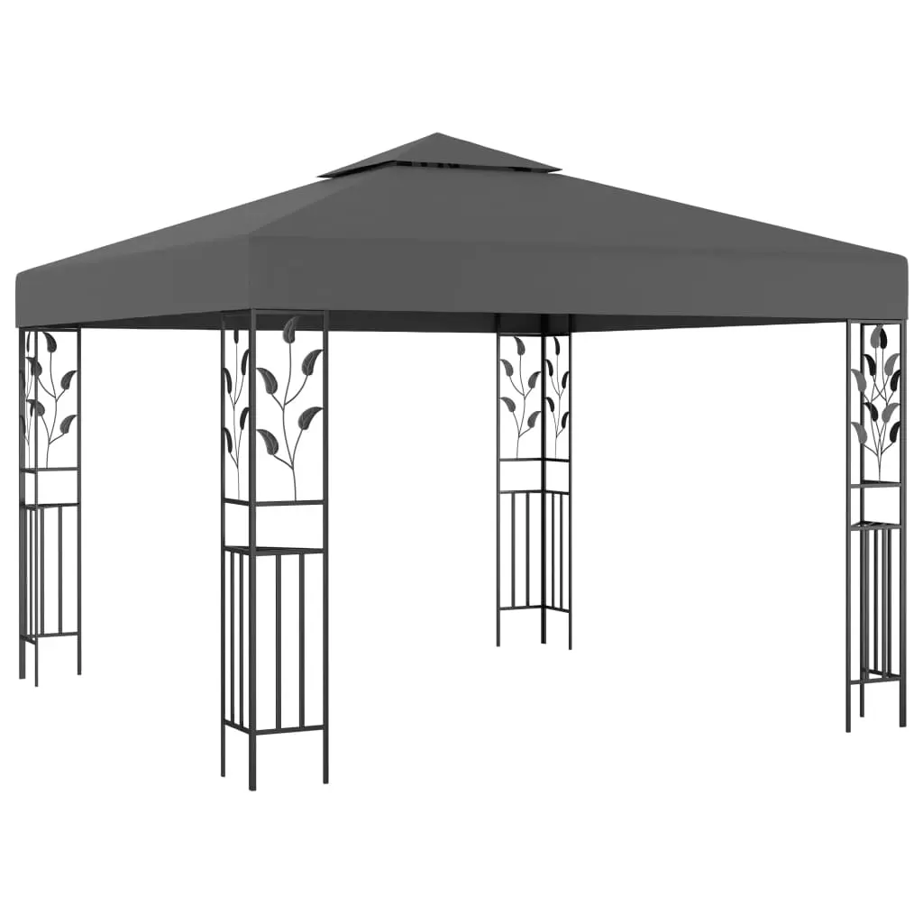 Gazebo 3x3 m Anthracite 47946 - Home & Garden