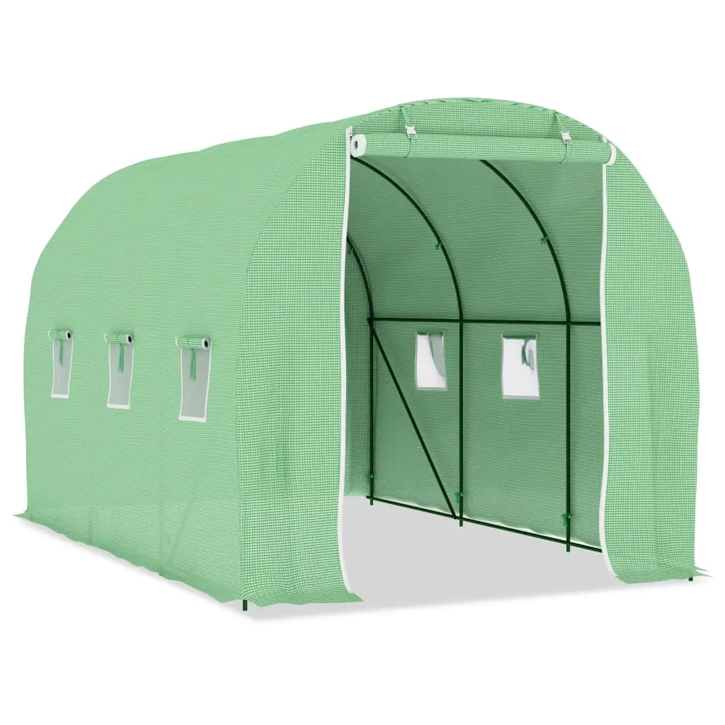 Greenhouse 6.86 m² 3.43x2x2 m 48164 - Home & Garden