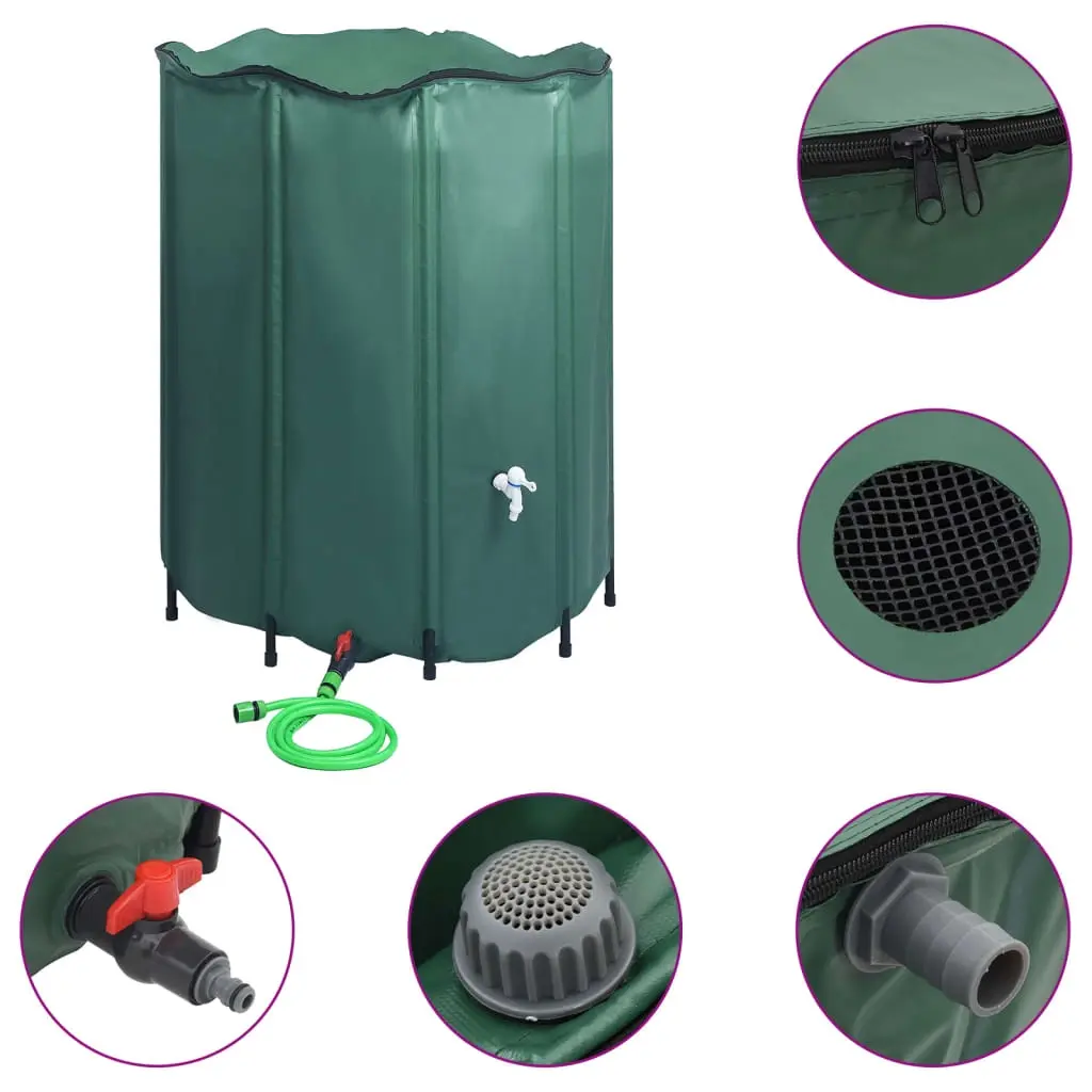 Collapsible Rain Water Tank with Spigot 1000 L 48607 - Home & Garden