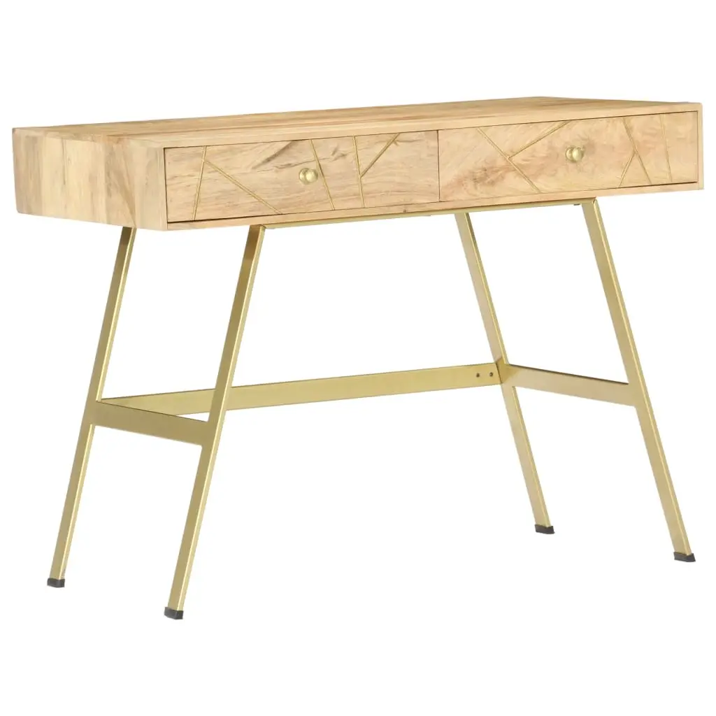 Writing Desk with Drawers 100x55x75 cm Solid Mango Wood 286150 - Furniture