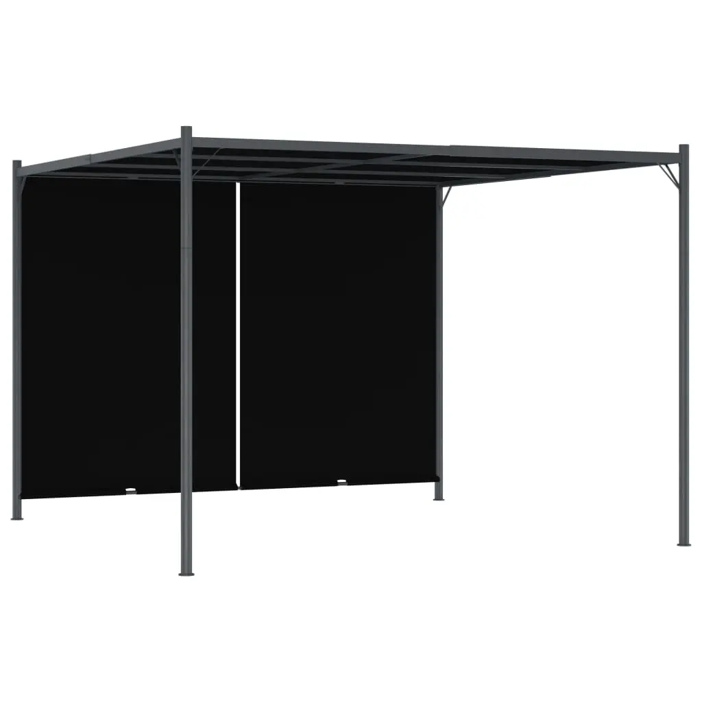 Garden Pergola with Retractable Roof 3x3 m Anthracite 49324 - Home & Garden