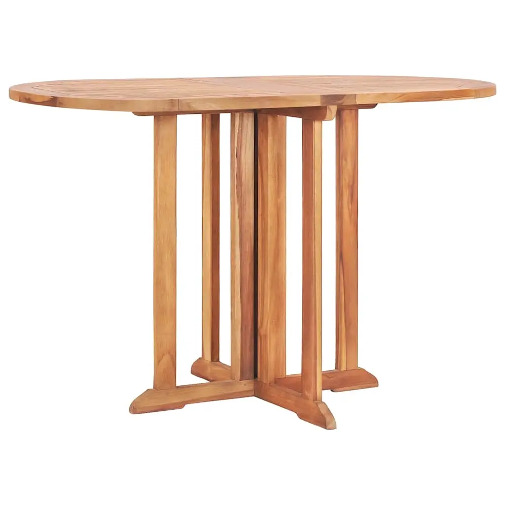Folding Butterfly Garden Table 120x70x75 cm Solid Teak Wood 49002 - Furniture