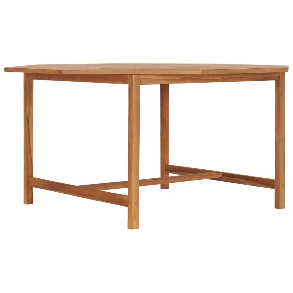 Garden Table 150x150x75 cm Solid Teak Wood 49009 - Furniture