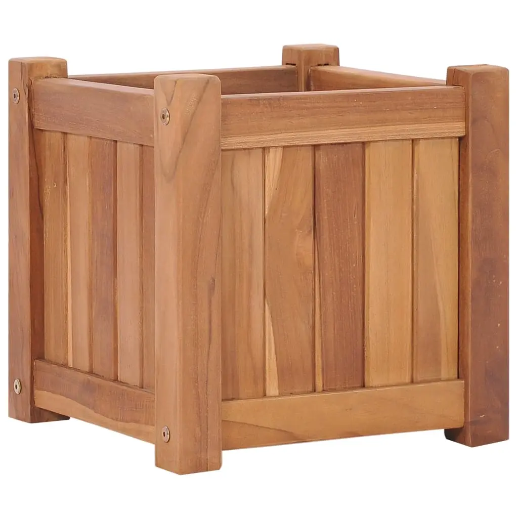 Raised Bed 30x30x30 cm Solid Teak Wood 48964 - Home & Garden