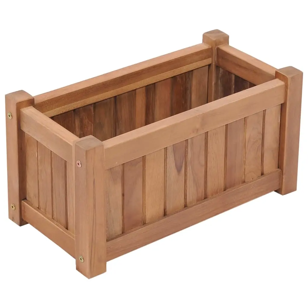 Raised Bed 50x25x25 cm Solid Teak Wood 48967 - Home & Garden