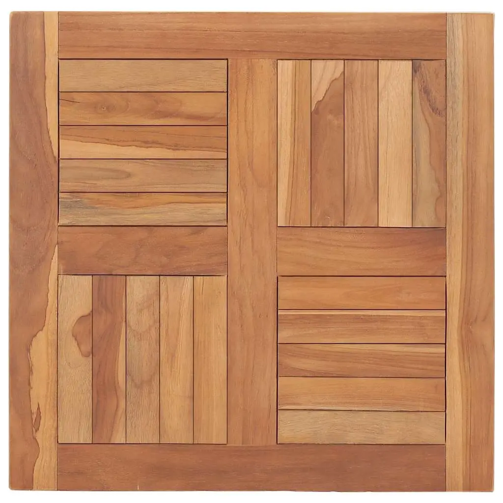 Table Top Solid Teak Wood 60x60x2.5 cm 48988 - Furniture