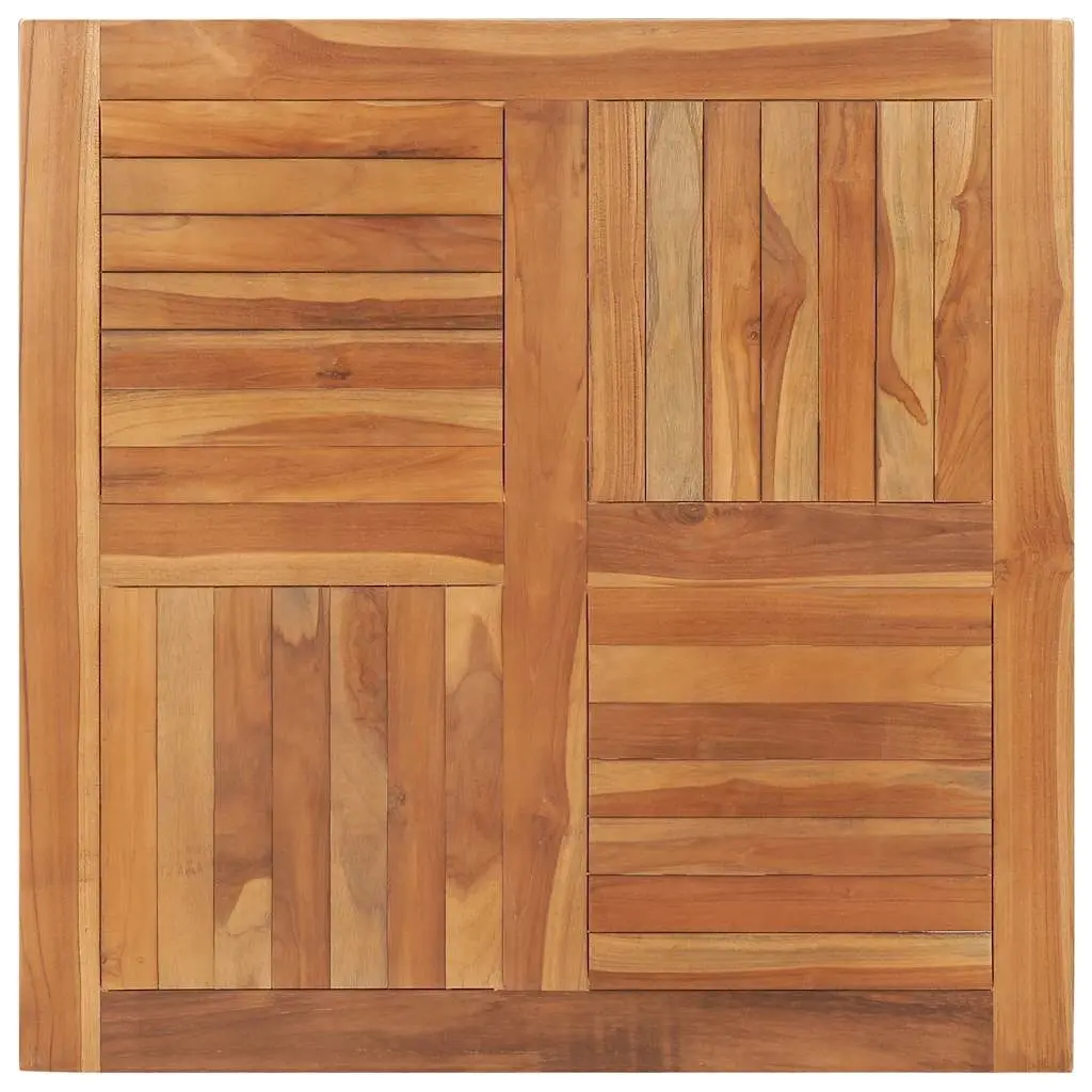 Table Top Solid Teak Wood Square 90x90x2.5 cm 48991 - Furniture