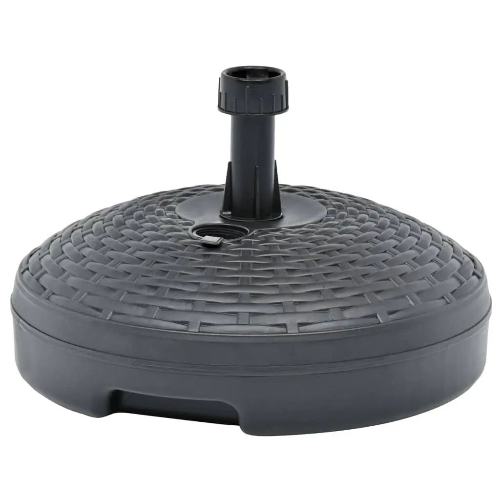 Umbrella Base Sand/Water Filled 20 L Anthracite Plastic Rattan 48771 - Home & Garden