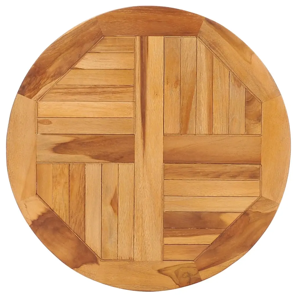 Rotating Table Disk Solid Teak Wood 49386 - Furniture