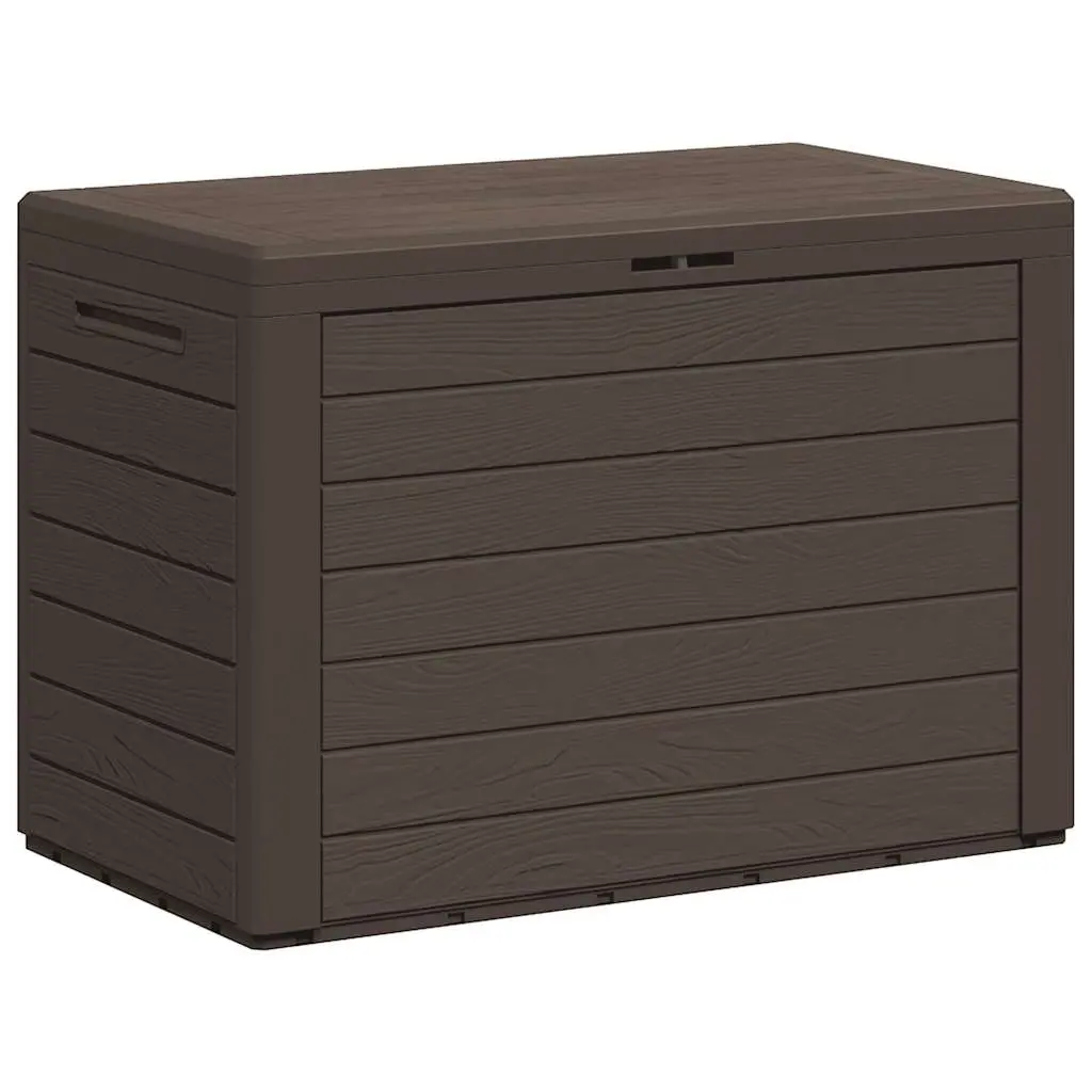 Garden Storage Box Brown 78x44x55 cm 49442 - Outdoor Storage Boxes - Up to 60% off