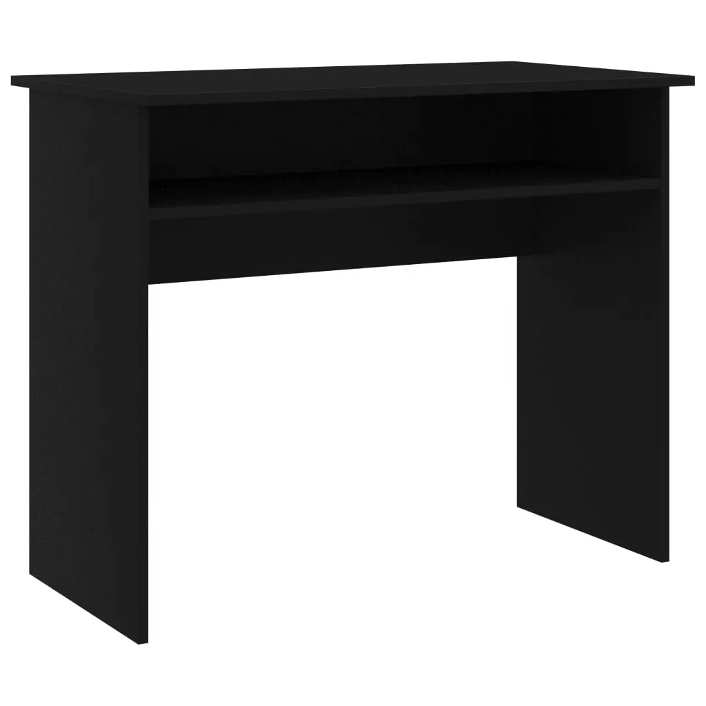 Desk Black 90x50x74 cm Engineered Wood 801171 - Furniture
