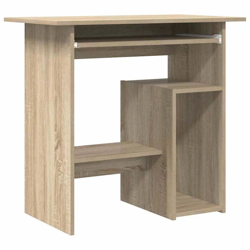 Desk Sonoma Oak 80x45x74 cm Engineered Wood 801367 - Furniture