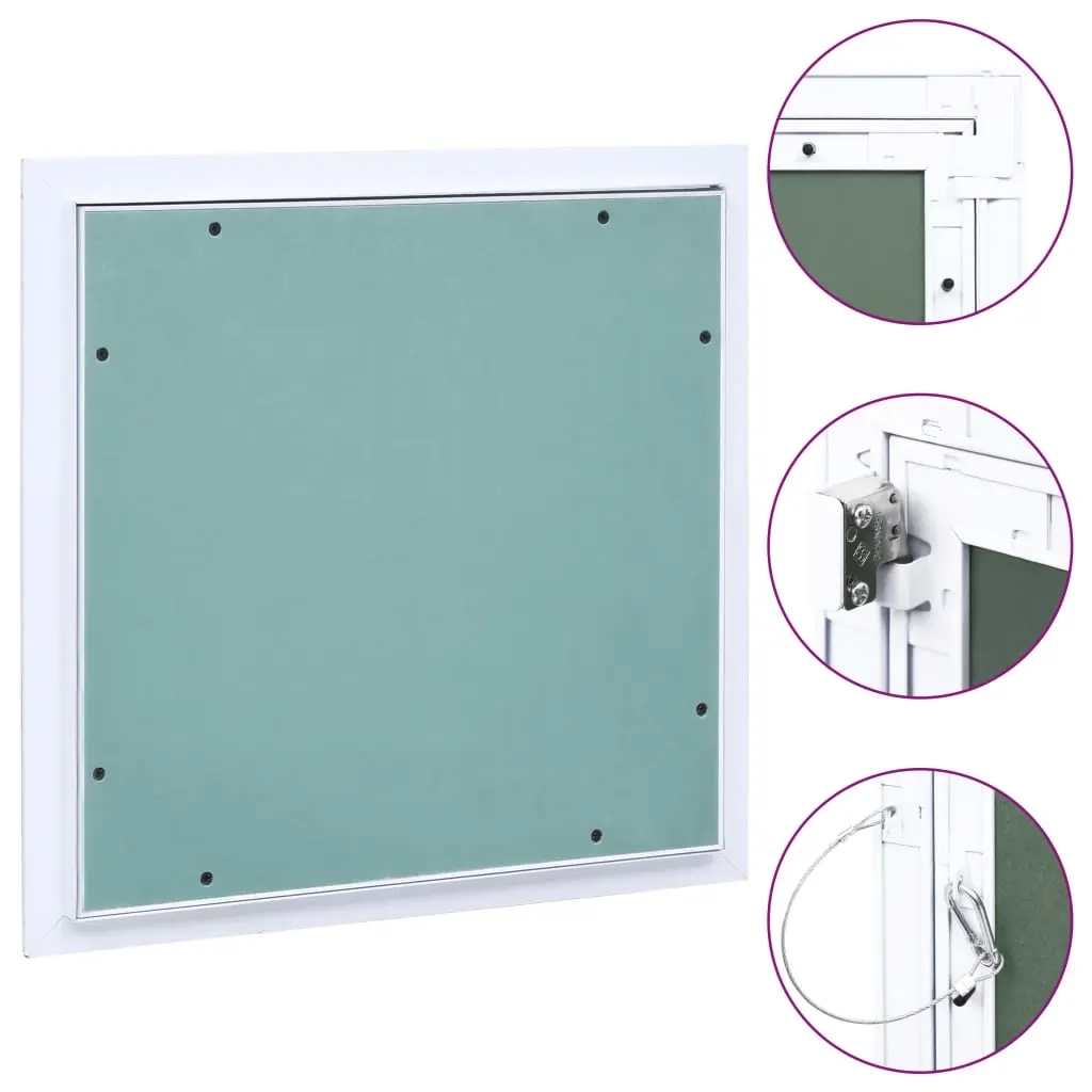 Access Panel with Aluminium Frame and Plasterboard 400x400 mm 145100 - Hardware