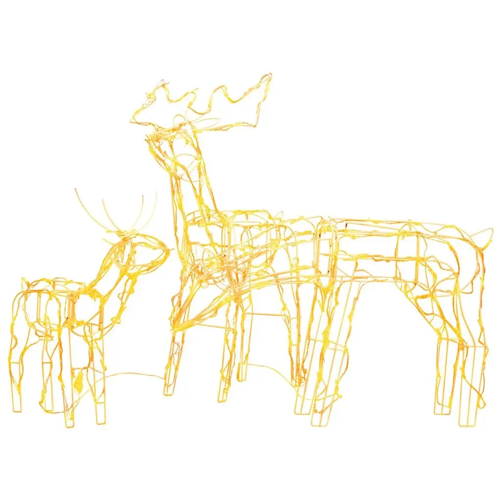 3 Piece Christmas Light Display Reindeers 229 LEDs 289962 - Up to 60% Off Christmas Decoration Specials