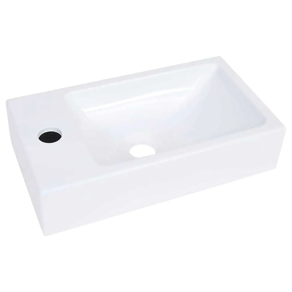 Wash Basin 400x220x90 mm SMC White 146513 - Hardware