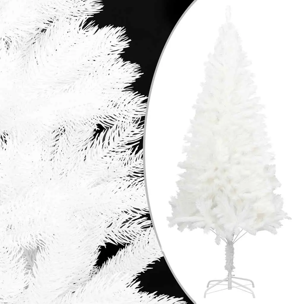 Artificial Christmas Tree Lifelike Needles White 240 cm 321025 - Home & Garden