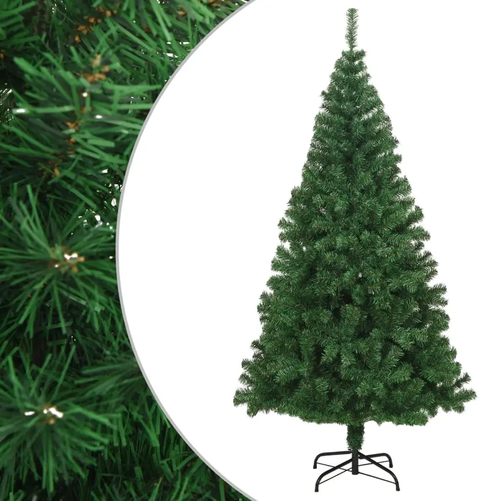 Artificial Christmas Tree with Thick Branches Green 180 cm PVC 321035 - Up to 60% Off Christmas Decoration Specials