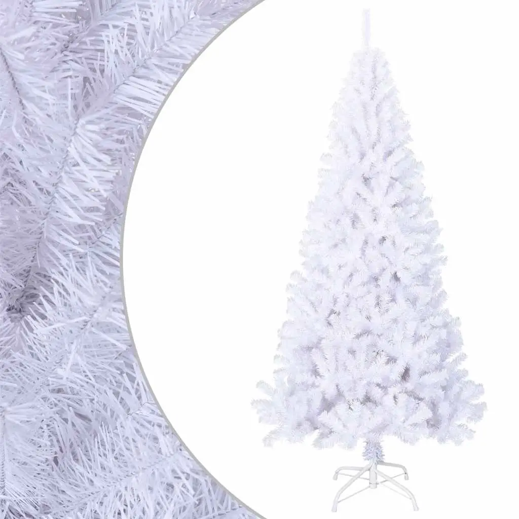 Artificial Christmas Tree with Thick Branches White 180 cm PVC 321039 - Home & Garden
