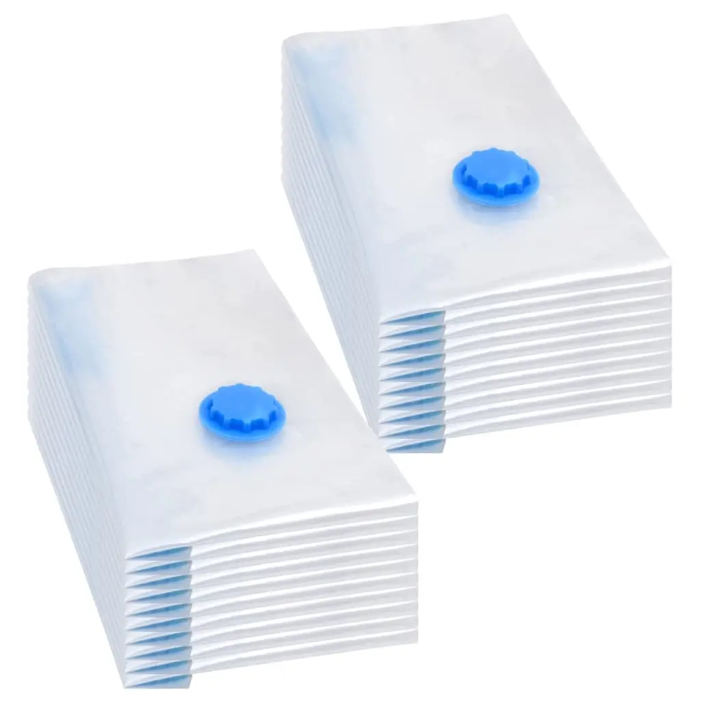 Vacuum Travel Storage Bags Clothing Bags 60x40 cm 20 pcs 51330 - Home & Garden