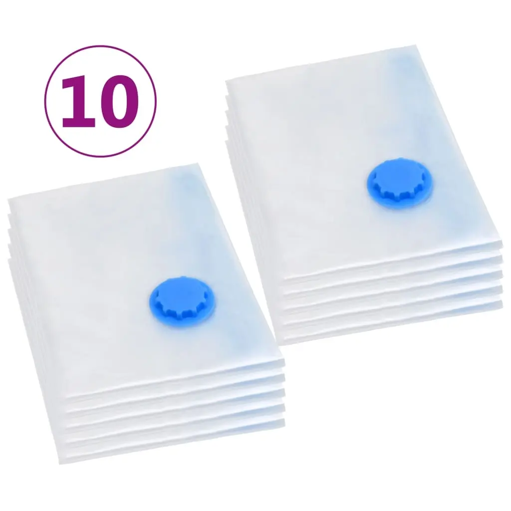 Vacuum Travel Storage Bags Clothing Bags 120x70 cm 10 pcs 51335 - Home & Garden