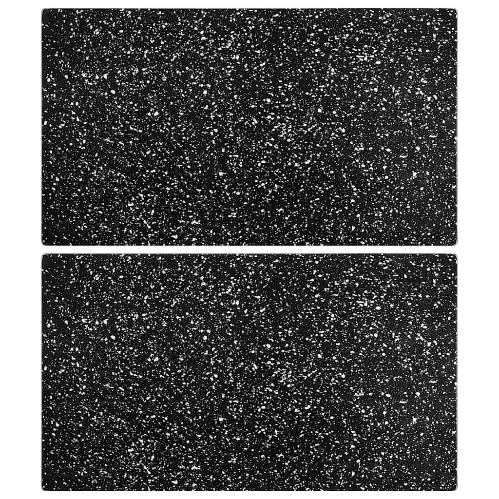 Chopping Boards 2 pcs with Granite Pattern Tempered Glass 322290 - Home & Garden