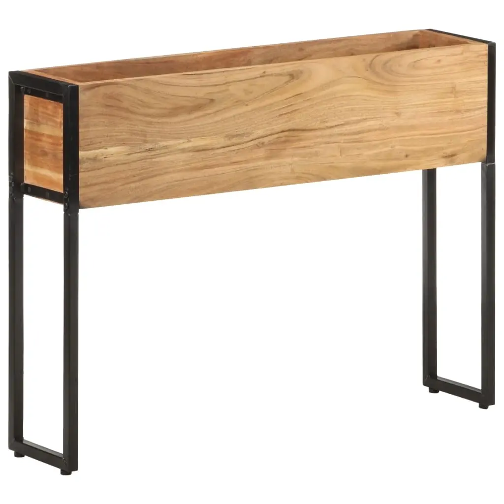 Planter 90x20x68 cm Solid Acacia Wood 321939 - Home & Garden