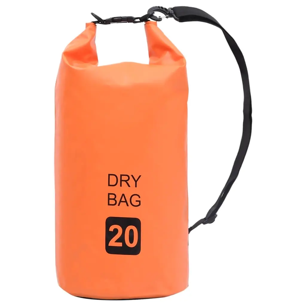 Dry Bag Orange 20 L PVC 92790 - Sports & Outdoor