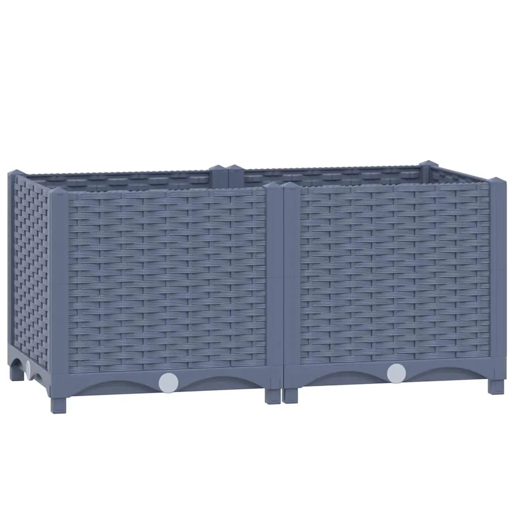 Raised Bed 80x40x38 cm Polypropylene 310402 - Home & Garden