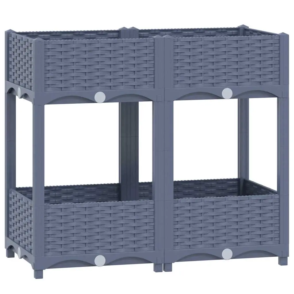 Raised Bed 80x40x71 cm Polypropylene 310406 - Home & Garden
