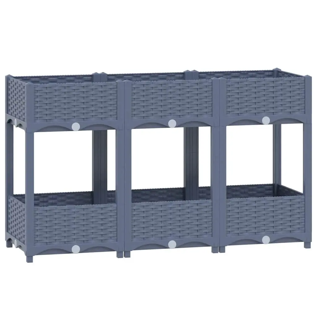 Raised Bed 120x40x71 cm Polypropylene 310407 - Home & Garden