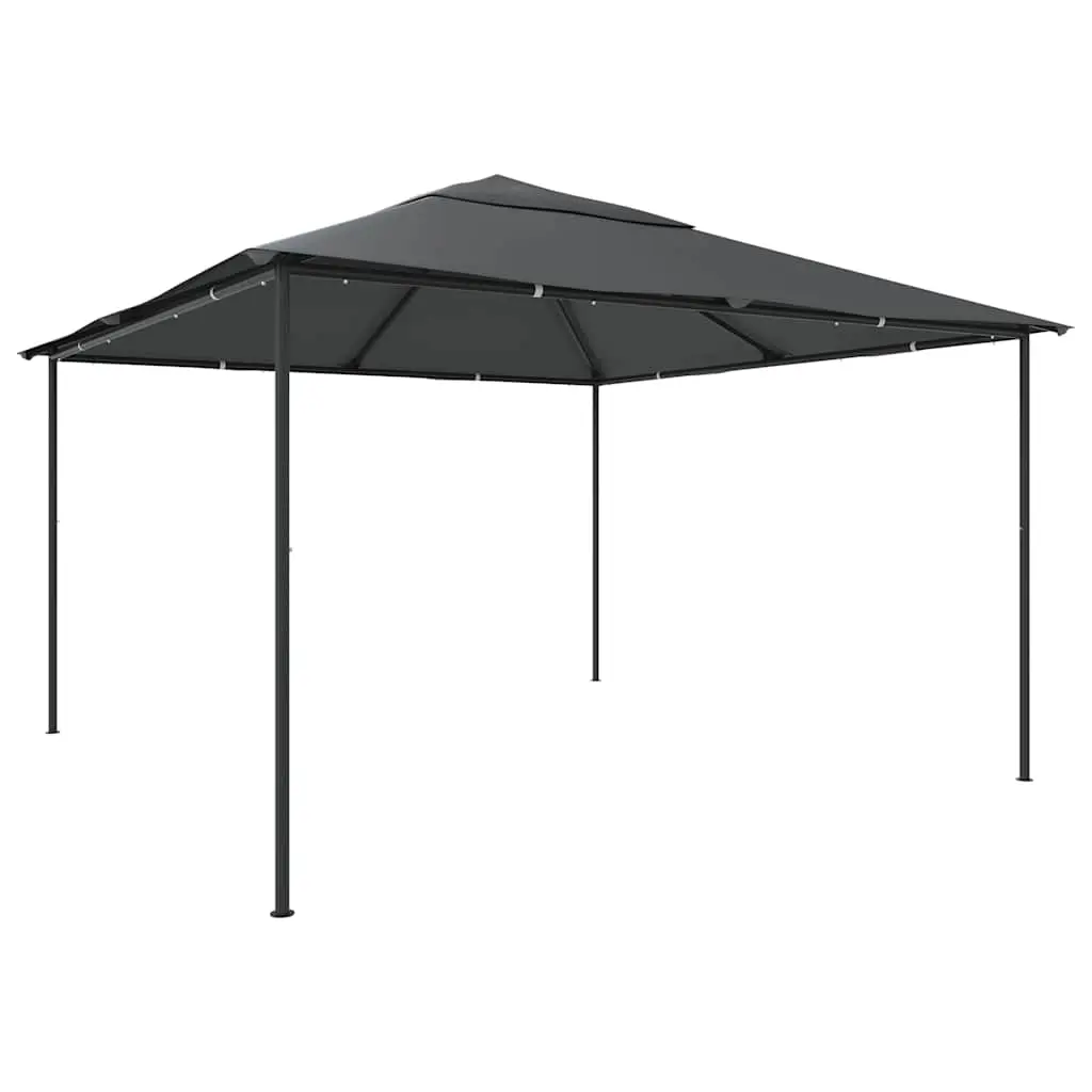Gazebo 4x4x3 m Anthracite 180 g/m² 312238 - Home & Garden
