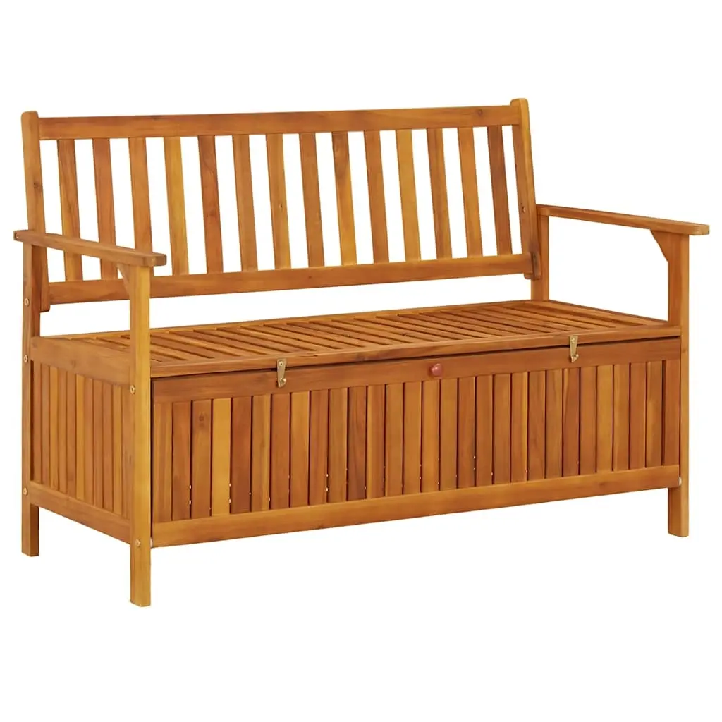 Garden Storage Bench 120 cm Solid Acacia Wood 310279 - Outdoor Storage Boxes - Up to 60% off