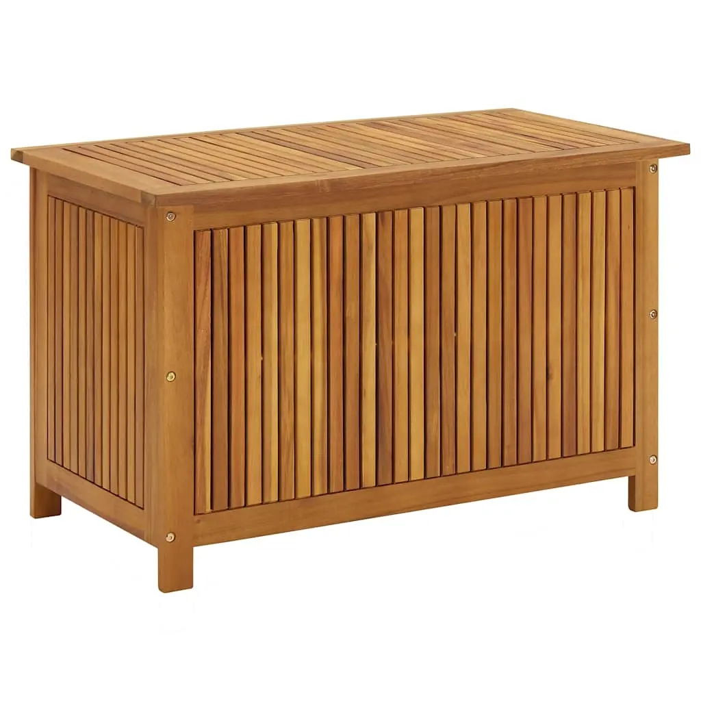 Garden Storage Box 90x50x58 cm Solid Acacia Wood 310282 - Outdoor Storage Boxes - Up to 60% off