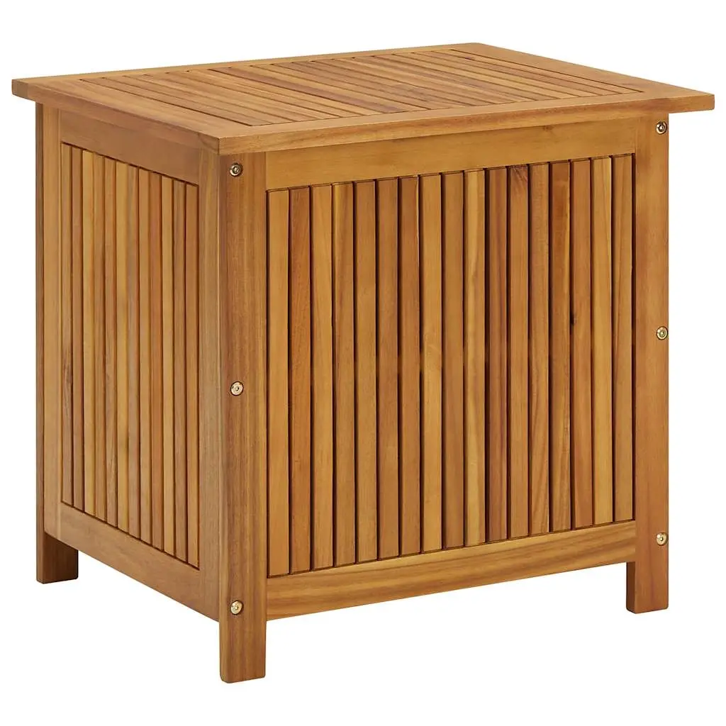 Garden Storage Box 60x50x58 cm Solid Wood Acacia 310283 - Outdoor Storage Boxes - Up to 60% off