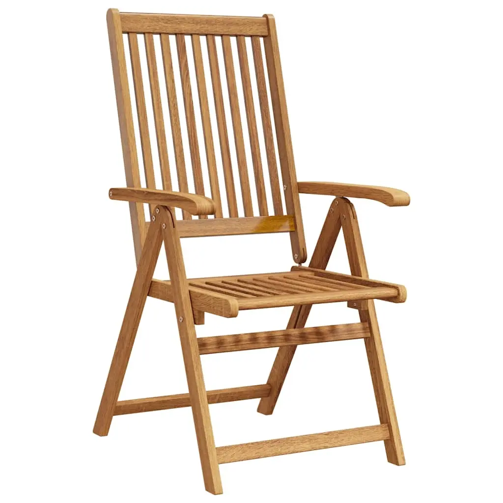 Folding Garden Chairs 3 pcs Solid Acacia Wood 310293 - Furniture