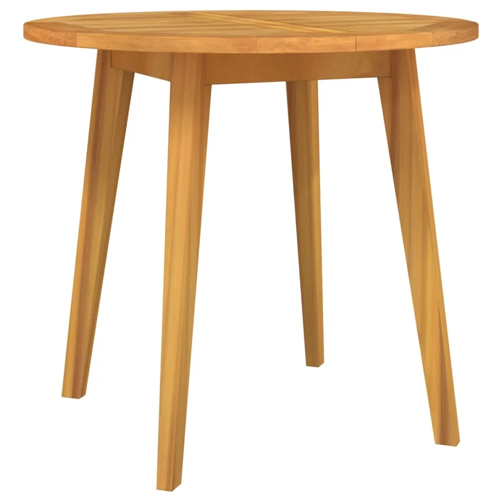 Garden Table Ø85x75 cm Solid Wood Acacia 310299 - Furniture
