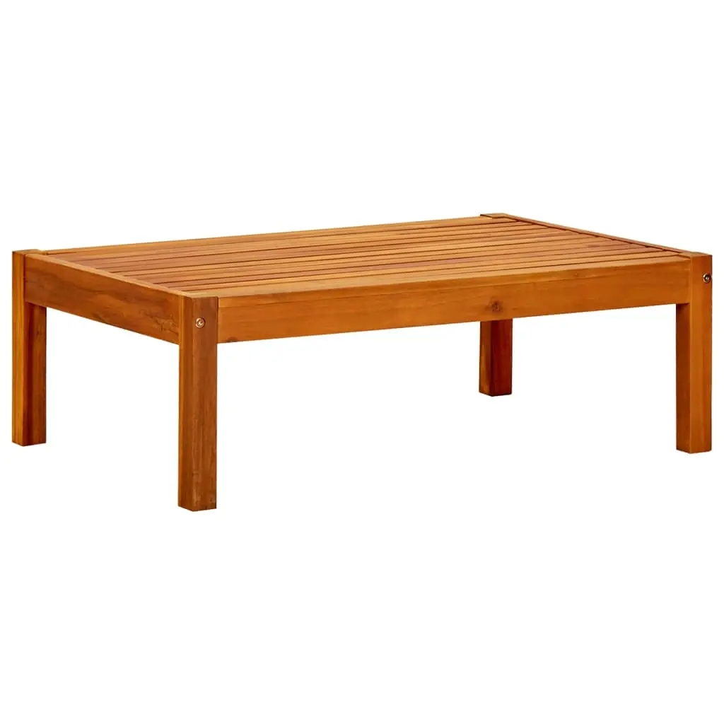 Garden Table 85x57x29 cm Solid Acacia Wood 310322 - Furniture