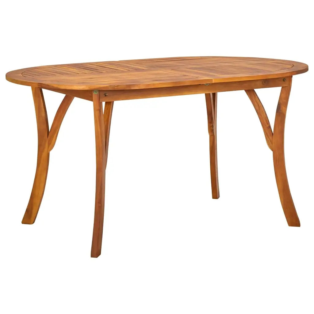 Garden Table 150x90x75 cm Solid Acacia Wood 310623 - Furniture